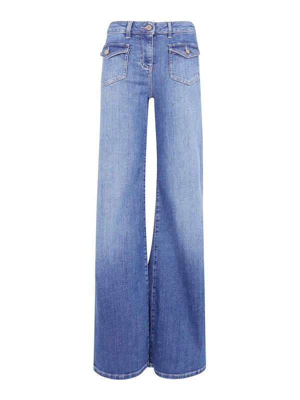 ELISABETTA FRANCHI: flared jeans - Flared Jeans