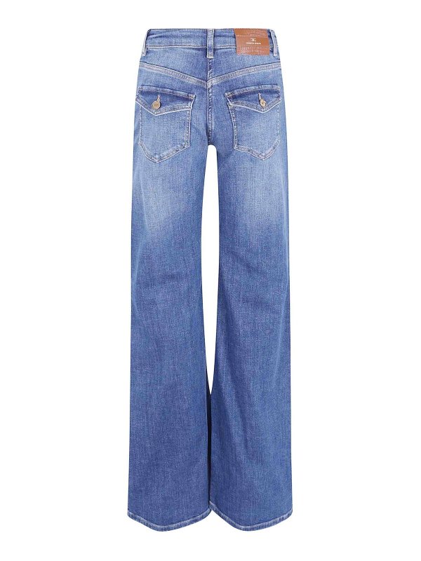 ELISABETTA FRANCHI: flared jeans online - Flared Jeans