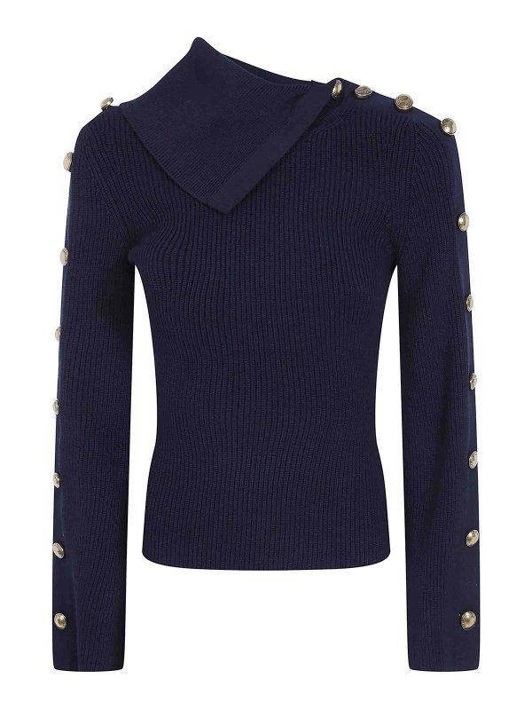 ELISABETTA FRANCHI: クルーネック - クルーネック - 黒