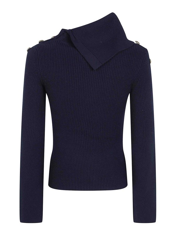 ELISABETTA FRANCHI: クルーネック online - クルーネック - 黒
