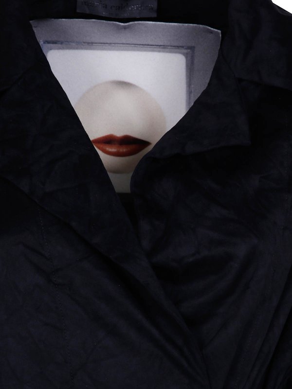 The Best Shops MARIA CALDERARA: レザーコート - レザーコート - 黒