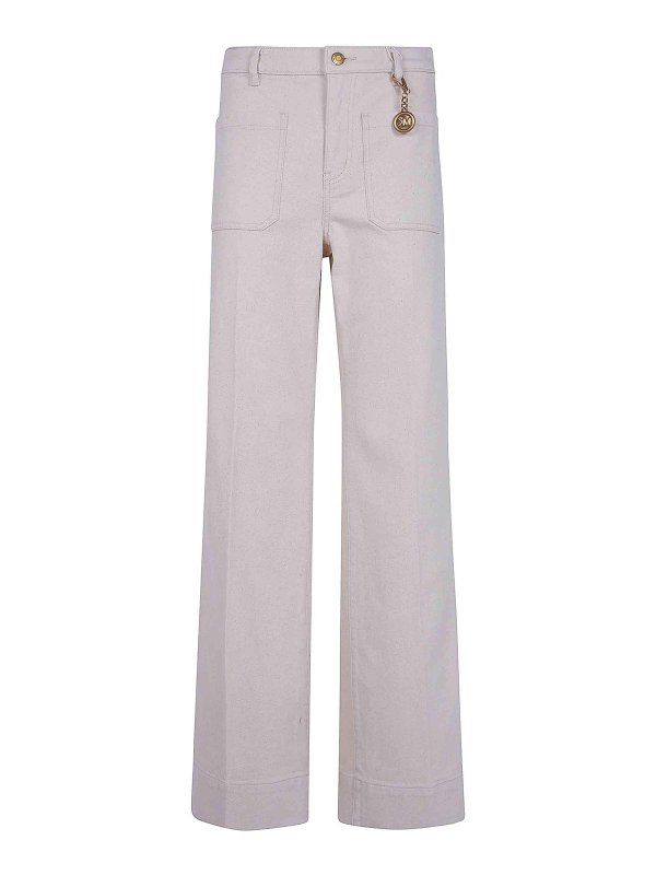 MICHAEL KORS: Jeans évasés - Jean Bootcut - Bleu