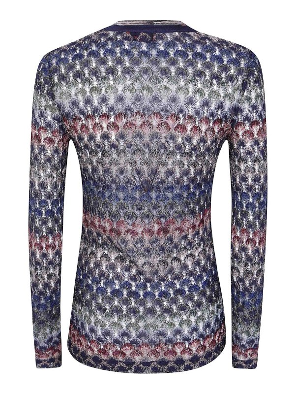 MISSONI: Suéteres con cuello pico online - Suéter Cuello Redondo - Multicolor