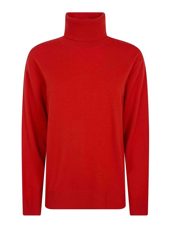 P.A.R.O.S.H.: Rollkragenpullover  und Polo-Ausschnitt - Rollkragenpullover - Orange