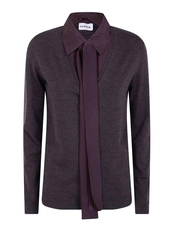 P.A.R.O.S.H.: Cardigans - Cardigan - Braun