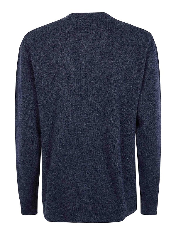 P.A.R.O.S.H.: Strickpullover mit Rundhalsausschnitt online - Rundhalspullover - Grau