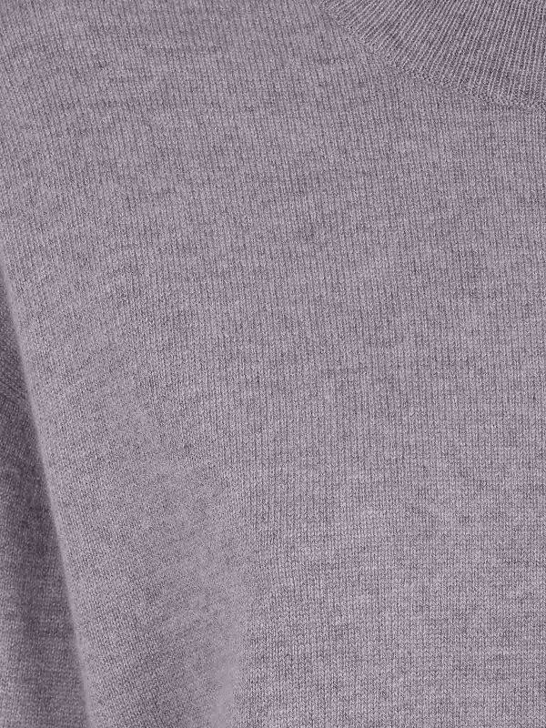 The Best Shops P.A.R.O.S.H.: Strickpullover mit Rundhalsausschnitt - Rundhalspullover - Grau