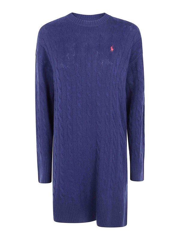 POLO RALPH LAUREN: クルーネック - クルーネック - ブルー