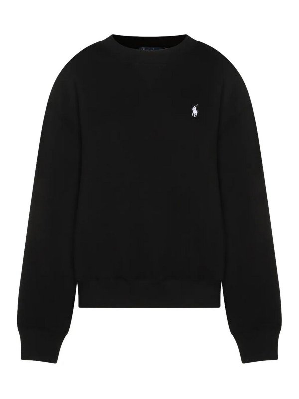 POLO RALPH LAUREN: スウェット＆セーター - スウェットシャツ/セーター - 黒