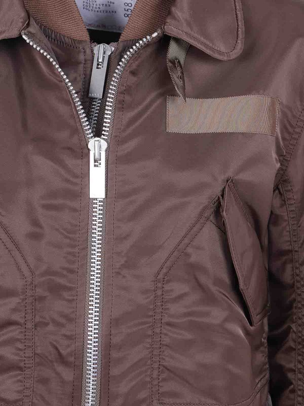 The Best Shops Sacai: Blazer - Blazer - Braun