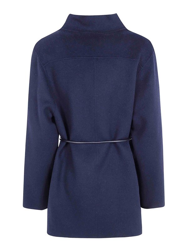 SEVENTY: short coats online - Double Wool Blend Short Coat