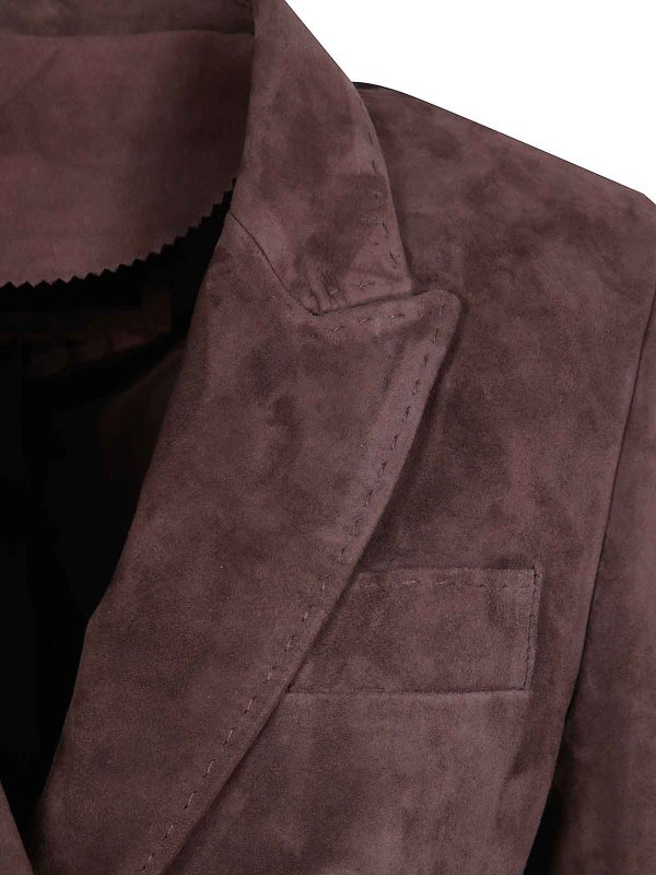 The Best Shops SEVENTY: Lederjacken - Lederjacke - Braun