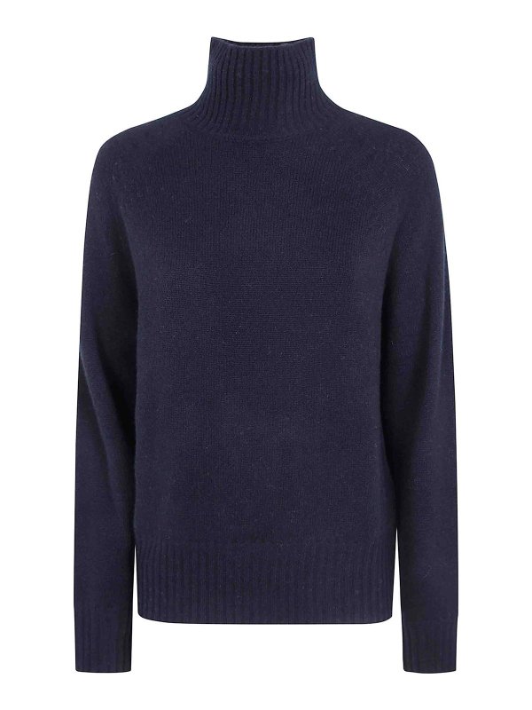 SEVENTY: Col roulé & Col polo - Pull Col Roulé - Noir
