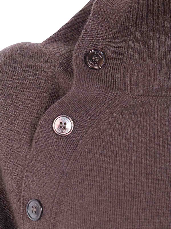 The Best Shops SEVENTY: Col roulé & Col polo - Pull Col Roulé - Marron