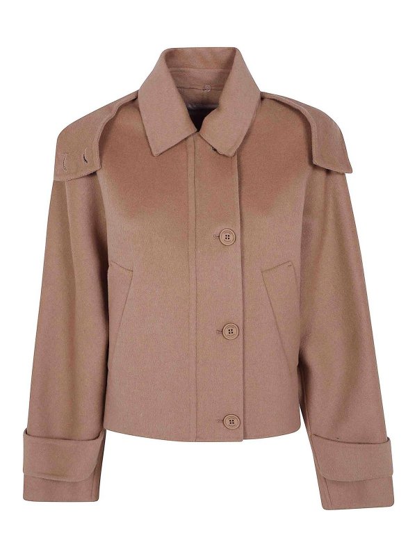 TWINSET: short coats - Caban Jacket