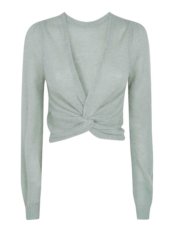 TWINSET: Pull col rond - Pull Col Rond - Vert