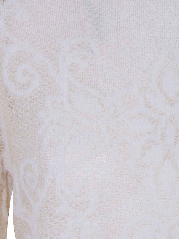 The Best Shops TWINSET: Strickpullover mit Rundhalsausschnitt - Rundhalspullover - Schwarz