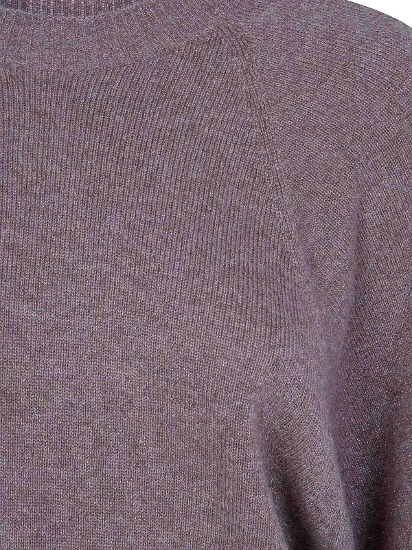The Best Shops TWINSET: Strickpullover mit Rundhalsausschnitt - Rundhalspullover - Nude