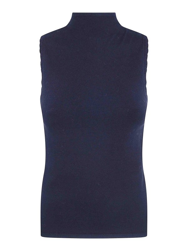 TWINSET: Tops & Débardeurs - Top - Noir