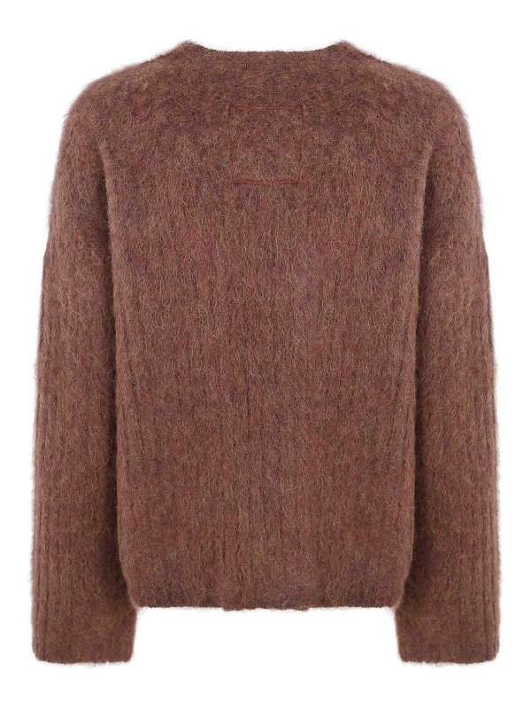 UMA WANG: Pull col rond online - Pull Col Rond - Marron