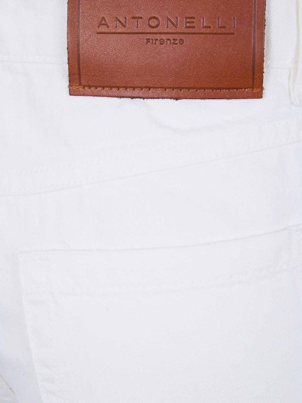 The Best Shops ANTONELLI FIRENZE: Jeans Rectos - Vaqueros Rectos - Blanco