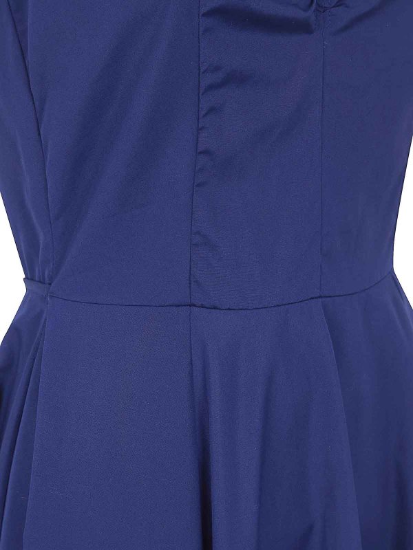 The Best Shops ASPESI: Knielange Kleider - Knielanges Kleid - Blau