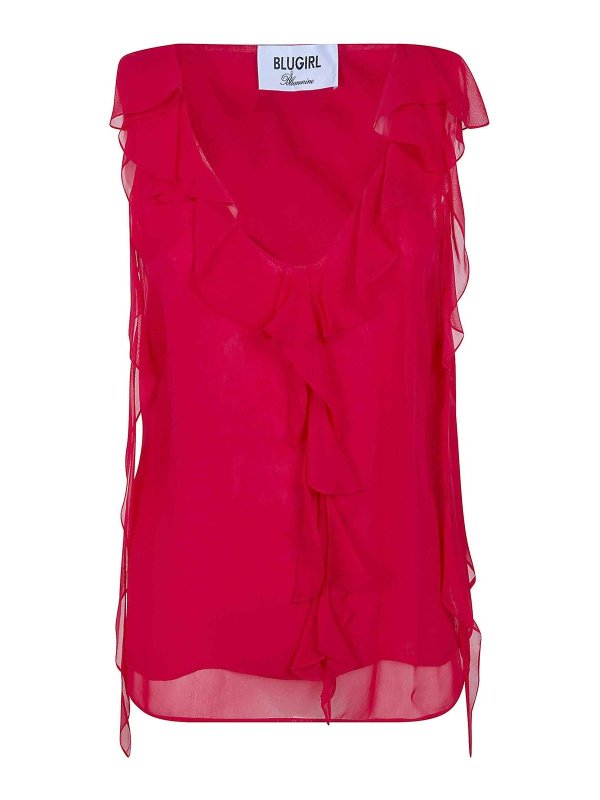 BLUGIRL: Blouses - Blouse - Rouge