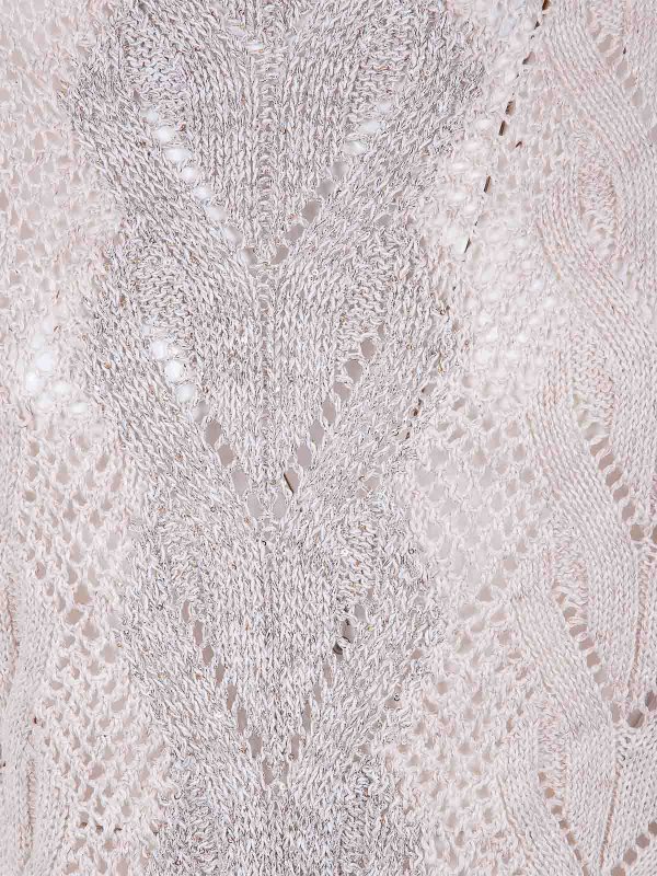 The Best Shops D.EXTERIOR: Strickpullover mit Rundhalsausschnitt - Rundhalspullover - Weiß