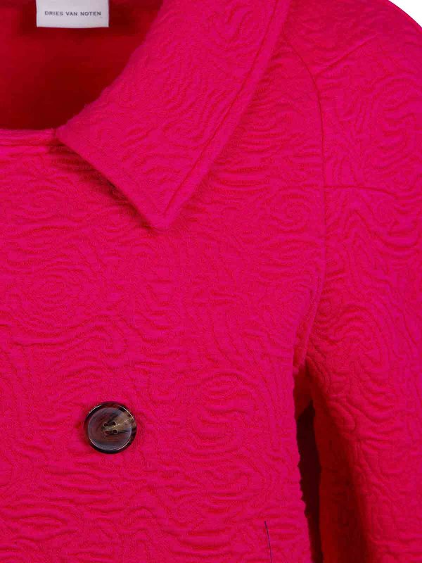 The Best Shops DRIES VAN NOTEN: カジュアルジャケット - カジュアルジャケット - ピンク