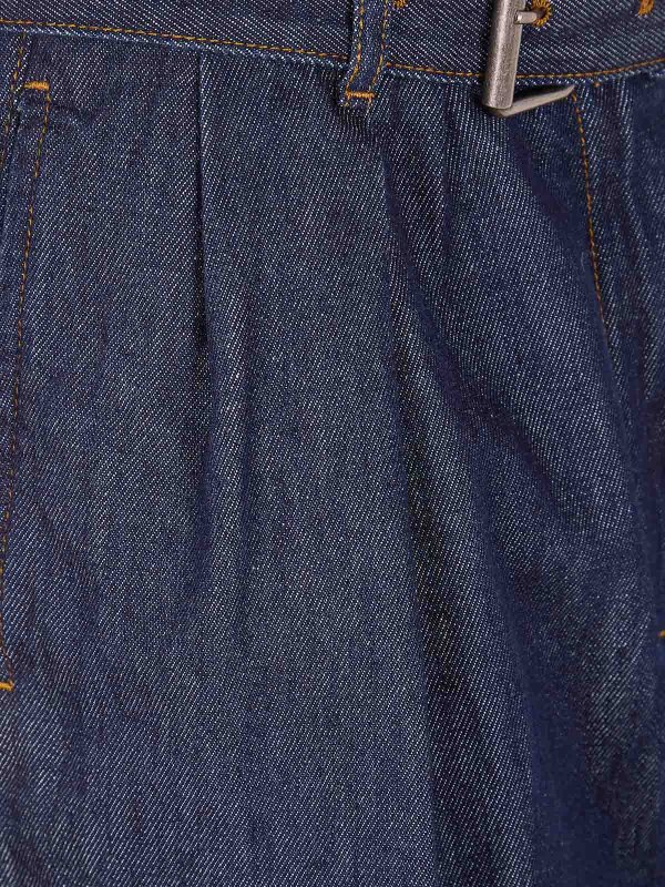 The Best Shops DRIES VAN NOTEN: Shorts - Short - Bleu
