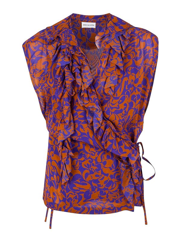 DRIES VAN NOTEN: Tops & Tank tops - Clematis Top