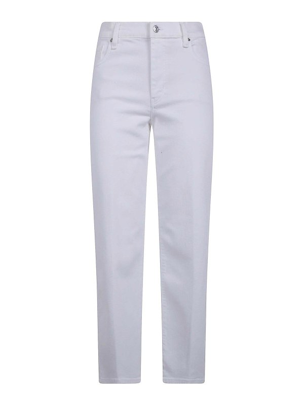Frame: Jeans Rectos - Vaqueros Rectos - Blanco