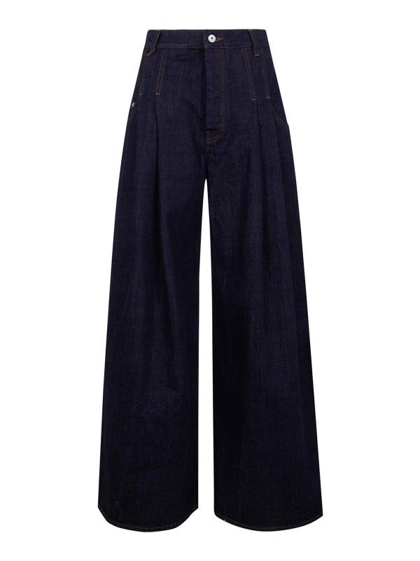 JACQUEMUS: Jeans patte d
