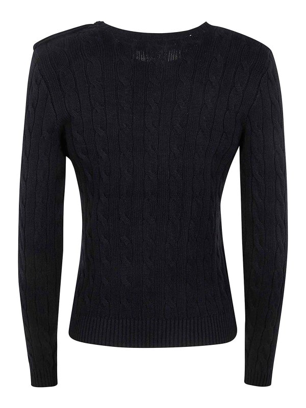 LAUREN RALPH LAUREN: クルーネック online - クルーネック - 黒