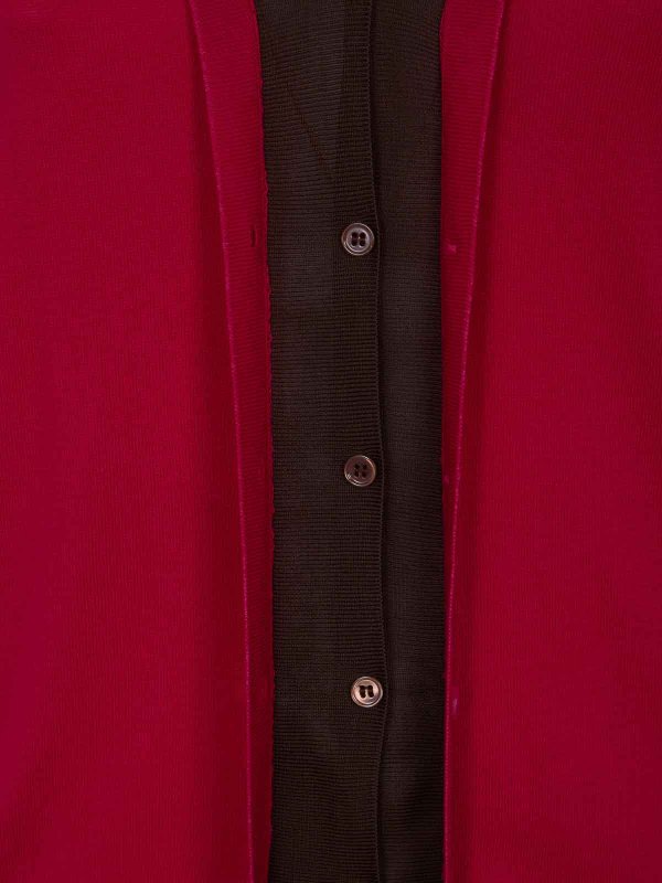 The Best Shops PAUL SMITH: Cardigans - Cardigan - Rot