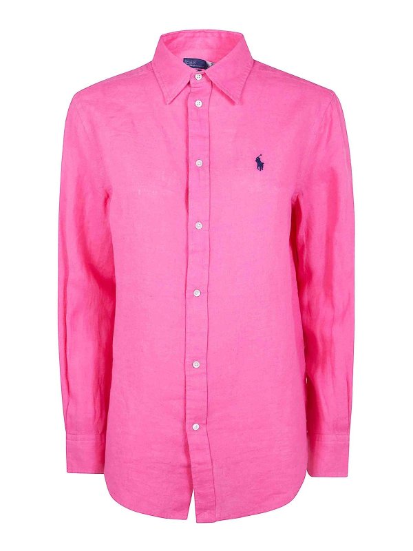 POLO RALPH LAUREN: シャツ - シャツ - ピンク