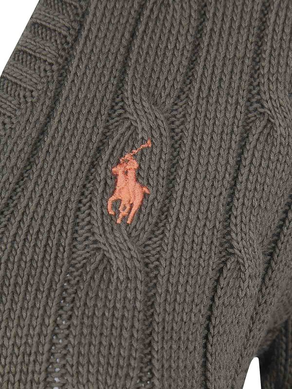 The Best Shops POLO RALPH LAUREN: Strickpullover mit V-Ausschnitt - V-Pullover - Grün