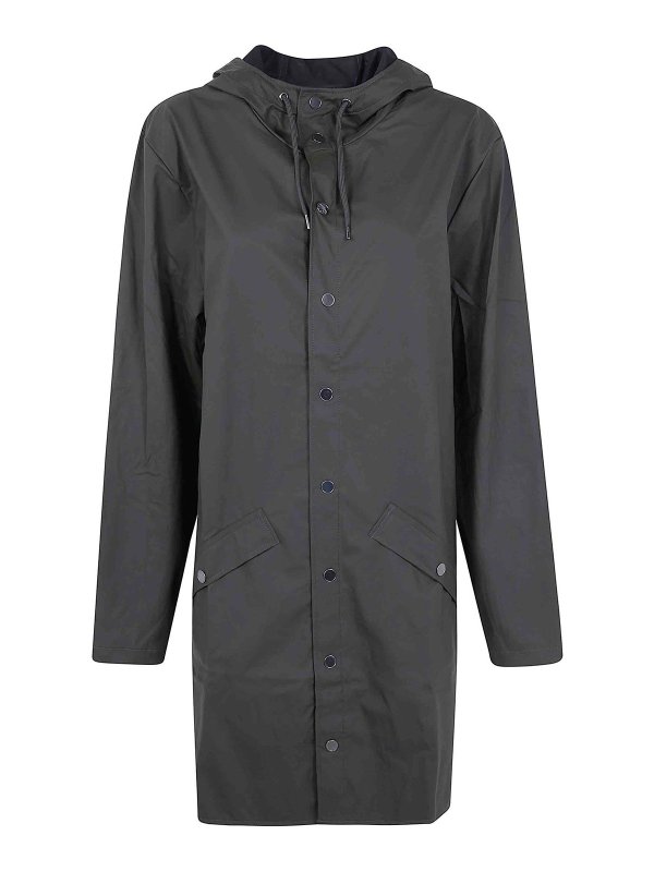 RAINS: casual jackets - W3 Long Jacket
