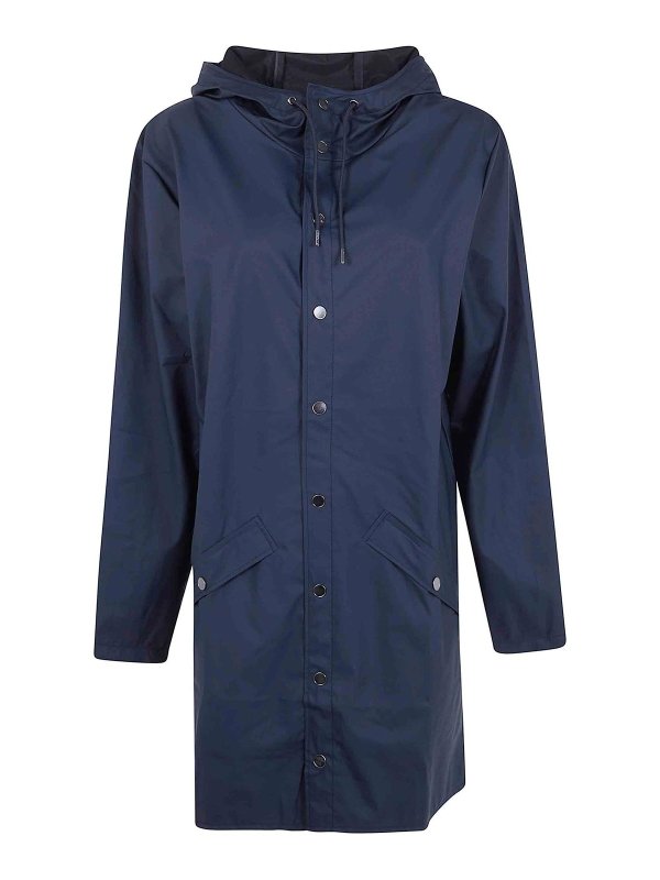 RAINS: casual jackets - W3 Long Jacket