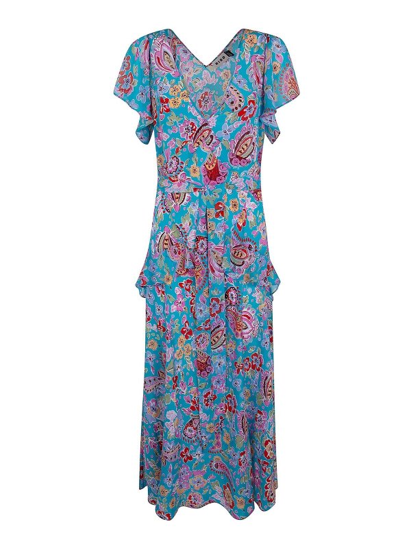 RIXO: Maxikleider - Maxikleid - Blau