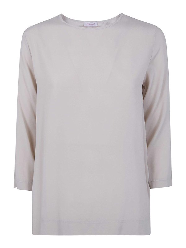 ROSSO PURO: Blusen - Bluse - Braun