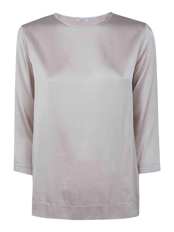ROSSO PURO: Blusen - Bluse - Braun