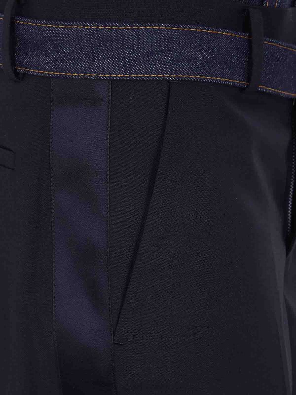 The Best Shops Sacai: カジュアルトラウザー - カジュアルパンツ - 黒
