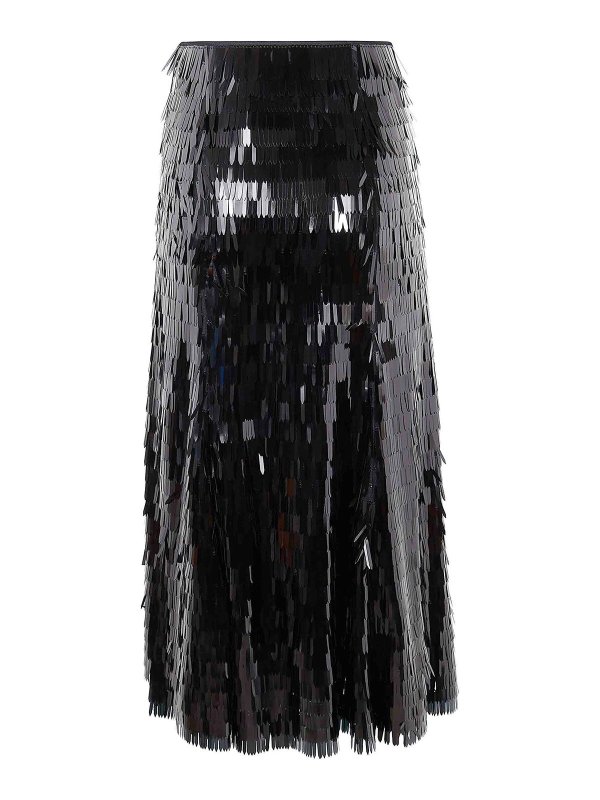Self Portrait: Knee length skirts & Midi online - Sequin Midi Skirt