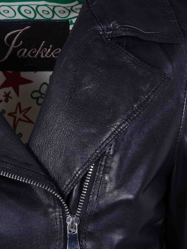 The Best Shops THE JACKIE LEATHERS: カジュアルジャケット - カジュアルジャケット - 黒
