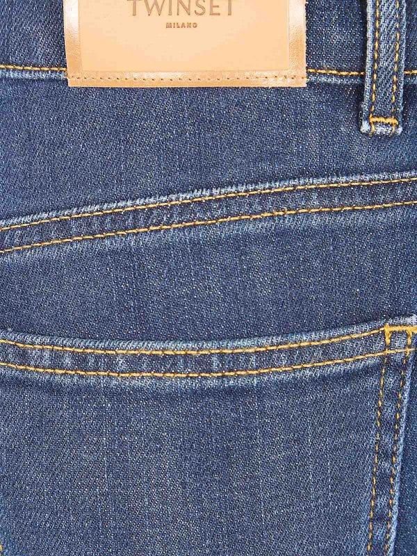 The Best Shops TWINSET: Jeans pitillos - Vaqueros Pitillos - Azul