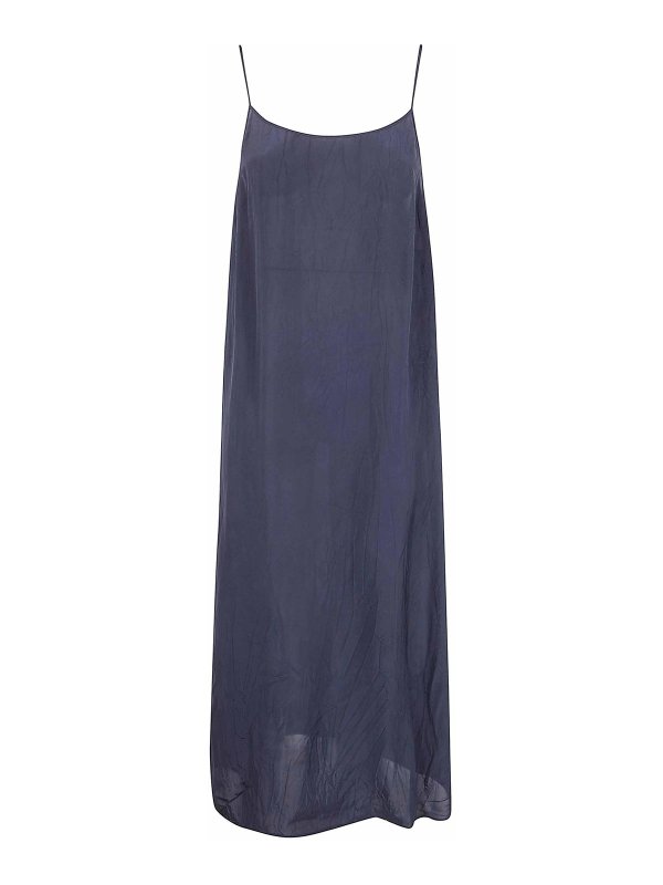 UMA WANG: Maxi robe - Maxi Robe - Bleu
