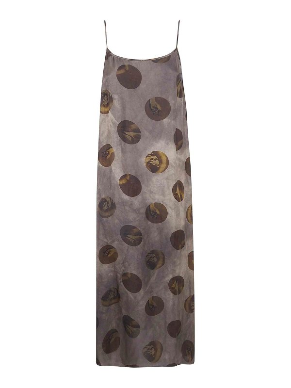 UMA WANG: Maxikleider - Maxikleid - Grau