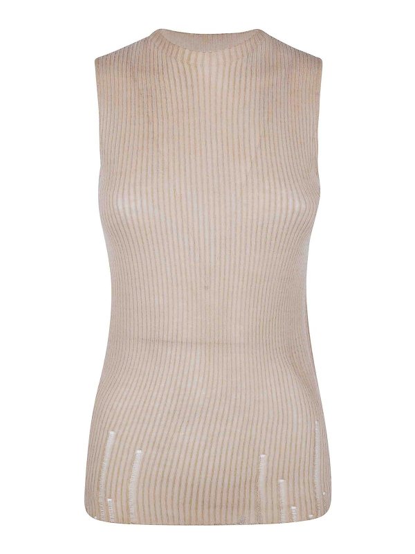 UMA WANG: crew necks - Sleeveless Sweater