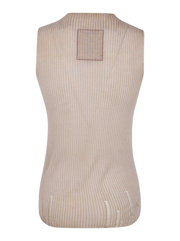 UMA WANG: crew necks online - Sleeveless Sweater